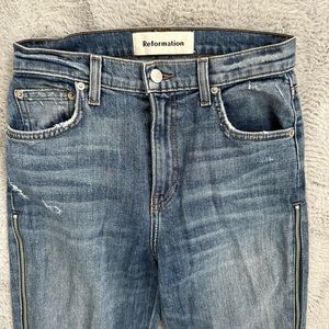Reformation jeans size 25 Rainer wash